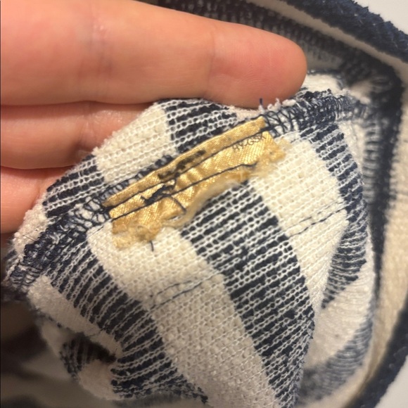 Scotch & Soda Striped Cotton Sweater Navy Cream | Classic Nautical Knit (L) - Picture 5 of 6